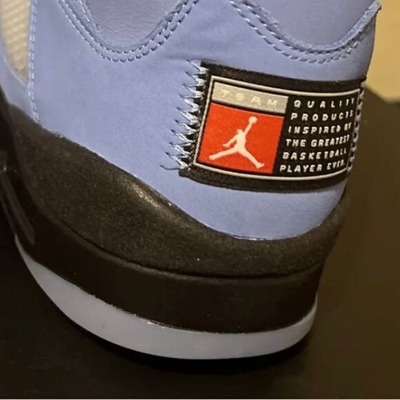 Nike Air Jordan 5 UNC University Blue Black DV1310-401 size 8  - 14 main image 7